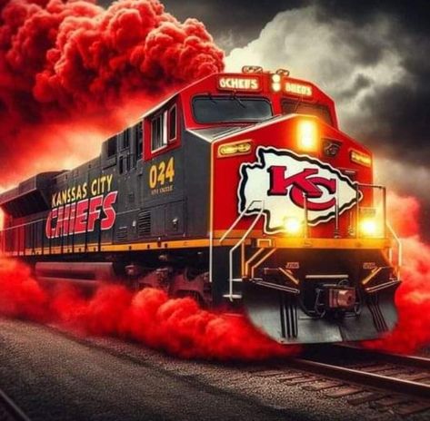 Kansas City Chiefs Cheerleaders, Chiefs Wallpaper, Kc Chiefs Football, Kc Football, Kansas Chiefs, Kansas City Kansas, Kansas City Chiefs Logo, Railroad Art, City Baby