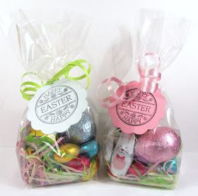 Easter Goodie Bags, Sweetie Cones, Creative Easter Baskets, Easter Treat Bags, Easter Gift Bags, Easter Favors, Easter Sweets, White Choc, Diy Easter Gifts