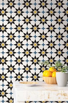 Kitchen Backsplash Peel And Stick, Flat Paint, Matte Paint, Wallpaper Accent Wall, Moroccan Tile, Modern Wallpaper, Wall Treatments, Self Adhesive Wallpaper, Wallpaper Roll