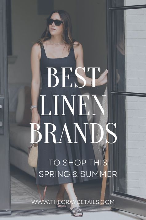 The Best Linen Clothing Brands to Try for Spring and Summer, linen brands, linen outfit, linen dress, best linen, linen pants