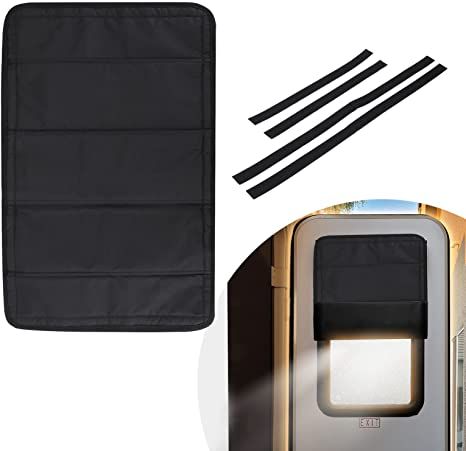 Amazon.com: BougeRV RV Door Shade Cover, Foldable RV Sun Shade Windshield Blackout Shower Curtains Coverage RV Accessories Fits for Most RV Interior Door Window Oxford Materials Black (25" X 16") : Automotive Rv Window Coverings, Camper Blinds, Door Shade, Rv Curtains, Skylight Covering, Camper Curtains, Door Shades, Door Window Covering, Rv Door