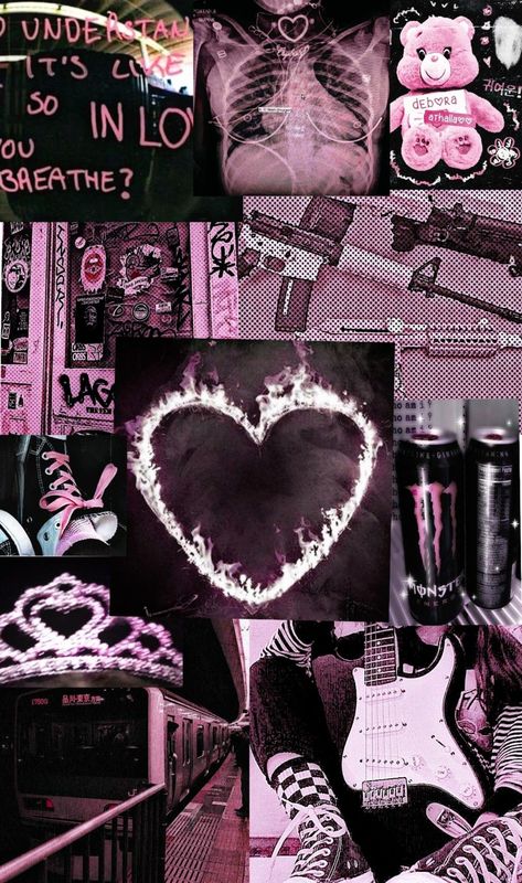 3d Grunge Wallpaper, Pink Grunge Aesthetic Wallpaper Collage, Girly Emo Wallpaper, Grunge Aethstetic Wallpaper, Punk Grunge Wallpaper, Aesthetic Wallpaper Y2k Grunge, Grunge Asthetics Wallpaper, Pink Wallpaper Grunge, Grudge Aesthetics Wallpaper