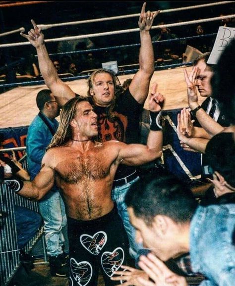 Old Wwe Pictures, Wwe 90s Aesthetic, Shawn Michaels Aesthetic, Pro Wrestling Aesthetic, Dx Wwe, Wrestling Aesthetic, Wwe Shawn Michaels, Jesse Ventura, The Heartbreak Kid