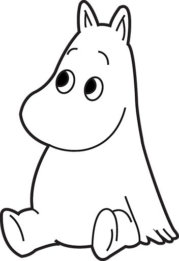 Moomin looks so adorable here! Moomin Tattoo, Moomin Wallpaper, Moomin Cartoon, Dibujo Simple, Moomin Valley, Tove Jansson, 80s Cartoons, Cartoon Icons, Blackwork