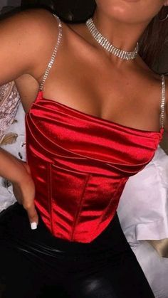 Satin Corset Top, Satin Corset, Looks Chic, Hot Outfits, Womens Clothing Stores, Fancy Outfits, Teenage Fashion Outfits, Party Outfits, Celebrity Dresses