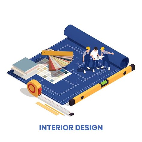 Interior designer isometric composition | Free Vector #Freepik #freevector #construction-design #interior-designer #house-project #architect Carpenter Illustration, Architect Illustration, Interior Design Vector, Interior Design Illustration, Wallpaper Seamless, Designer House, Interior Design Courses, Abstract Paper, Baroque Pattern