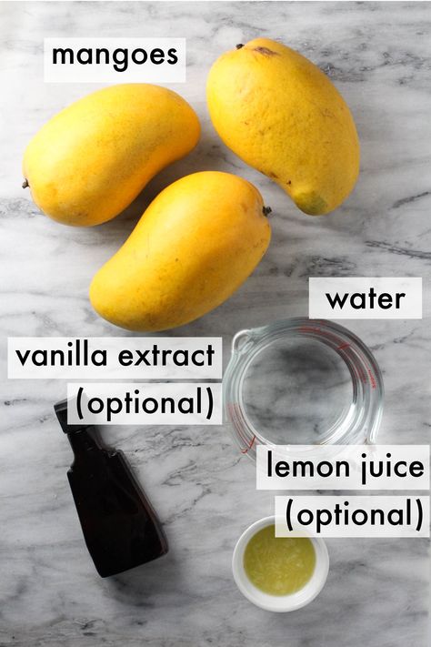 How to Make Mango Juice at Home (Easy Recipe) How To Make Mango Juice, Pineapple Juice Recipes, Frozen Mango, Juicing With A Blender, Fresh Fruit Juice, Blueberry Juice, Mango Chunks, Fruit Juicer, Mango Juice