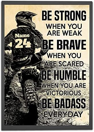 Personalized Be Strong When You Are Weak Motocross Poster, Motivational Gift for Motocross Rider Biker Motor Racer Motorcyclist, Dirt Bike Wall Art Print Decor Unframed Motocross Bedroom Ideas, Motor Quotes, Andrew Tattoo, Biker Quotes Funny, Motocross Bedroom, Motocross Poster, Bike Meme, Motocross Quotes, Dirt Bike Quotes