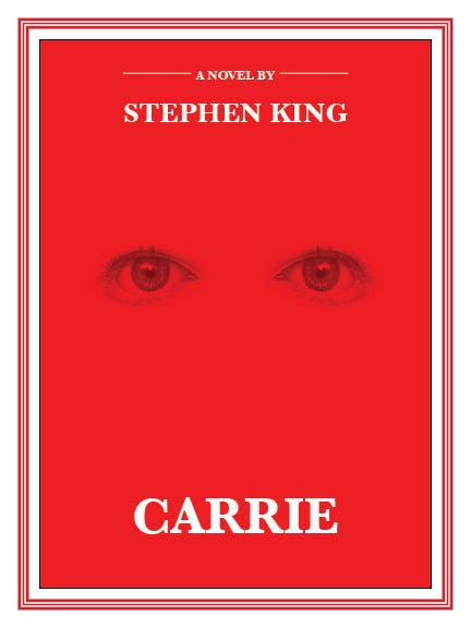 carrie book cover by bmolloy2012, via Flickr Carrie Book, Red Book Cover, Carrie Stephen King, Carry On Book, Stephen King, Carry On, Gaming Logos, Book Cover, Reading