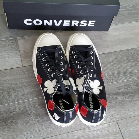 Reposhing This Item I Purchased From @Sarahsummers109. Loved It, But Ready To Rotate For Something New. Questions? Leave A Comment Below! Converse Red, Shoes Converse, Queen Of Hearts, Womens Converse, Converse All Star, Converse Shoes, Something New, Low Top, All Star