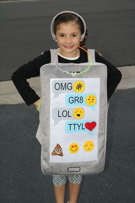 Cell Phone Costume. Halloween Costumes. Phone Costume, Halloween Goody Bags, I Am Responsible, Halloween Goodie Bags, Halloween Goodies, Goody Bags, Family Halloween Costumes, Family Halloween, Diy Halloween Costumes