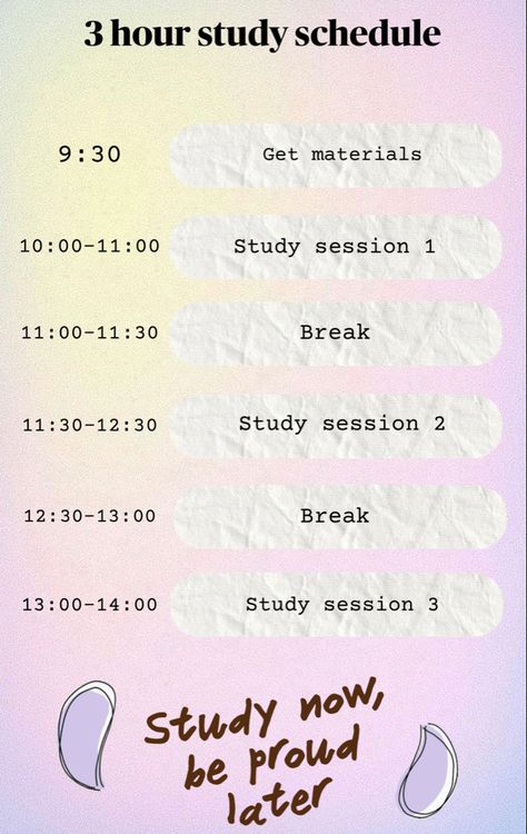 3 Hour Study Schedule, Medical Words, Sleep Hygiene, School Advice, A Balanced Life, Healthy Sleep Habits, Study Schedule, Wellness Inspiration, Balanced Life