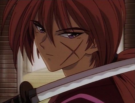 My ultimate anime crush. Forever and always, will be Himura Kenshin of Rurouni Kenshin. Hitokiri Battousai. Perhaps it's his scar. I'm a sucker for scars. Or it could be his impeccable sword wielding. Either way, he's a favorite of mine and Rurouni Kenshin is still among my favorite anime! Rurouni Kenshin, Anime Character, Red Hair, Red, Hair, Anime