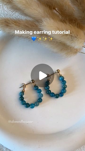 Mijuan Rony on Instagram: "Click the homepage link and search the number 🔍 to buy the same earring materials as in the video (RGP1036) (wite26ga-4mm) (NS2060) (RGP3108) 🔗#earrings #diyearrings #handmadejewelry #handmadewithlove #beads #charms #earringshop #viral #tutorial rial" Diy Earrings Video, Diy Earrings Materials, Earring Video, Diy Jewelry Earrings, Jewelry Techniques, Beads Charms, Earring Tutorial, April 12, Earring Crafts