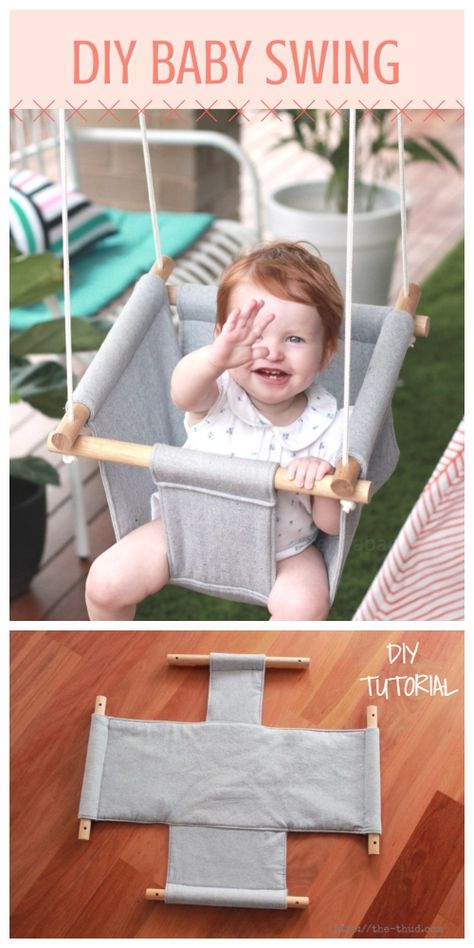 Diy Sy, Baby Diy Projects, Baby Swing, Diy Bebe, Free Sewing Patterns, Costura Diy, Baby Sewing Projects, Quilt Baby, Baby Sewing Patterns