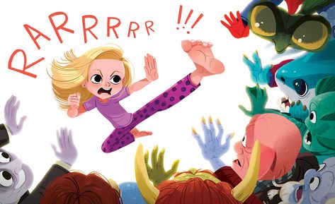 Children's Book Layout, Book Illustration Layout, Kim Smith, Book Illustration Design, Scary Books, Picture Books Illustration, Childrens Books Illustrations, Book Illustration Art, Buffy The Vampire