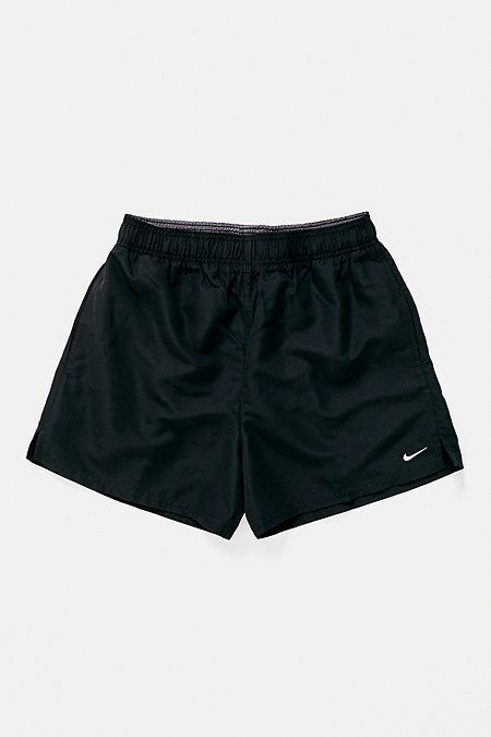 Nike Solid Black Swim Trunks Cute Swim Trunks, Home Office Ideas For Two, Swimming Clothes, Black Swim Trunks, Shorts Aesthetic, Home Together, Swimming Shorts, Smink Inspiration, Swimming Trunks