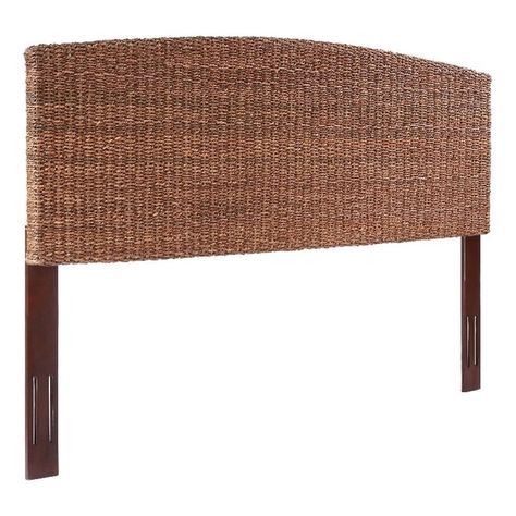 Belmont Home Estern 78.5" Banana Leaf Panel Headboard in Honey/Dark Brown - Walmart.com Contemporary Nightstand, Banana Leaves, Panel Headboard, Bedroom Furniture Beds, Banana Leaf, Bedside Lamp, Neutral Tones, Modern Wood, Wood Finish