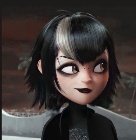 Hotel Transilvânia icons Goth Hairstyles, Mavis Dracula, Hotel Transylvania, Dracula, Makeup Looks, Hairstyles, Hotel, Tumblr, Makeup