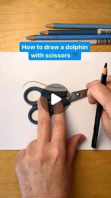 How To Draw A Dolphin Easy, Dolphin Drawing Easy, Cute Sea Turtle Drawing, Easy Turtle Drawing, Under Water Drawing, Nature Drawing For Kids, Under The Sea Drawings, Dolphin Watercolor, Dolphin Craft