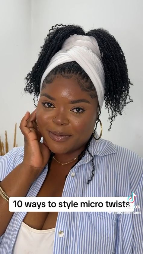 Style Micro Twist, Styling Micro Braids Hairstyles, Micro Twists Styling Ideas, Mini Twist Updo Styles, Styles For Micro Twist, How To Style My Mini Twist, Micro Twists Styles, Micro Marley Twists, Micro Mini Twists Natural Hair