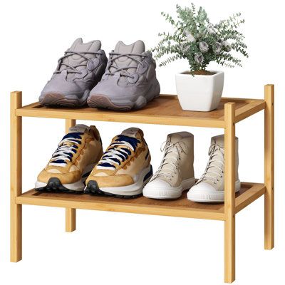 Horseshoe boot rack