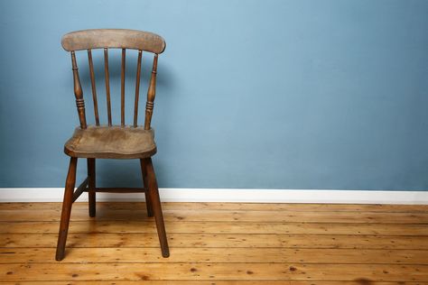 Exposed Floorboards, House Beautiful Magazine, Exposed Wood, Wood Flooring, Diy Hacks, A Chair, Chair Design, Wood Floors, Beautiful Homes