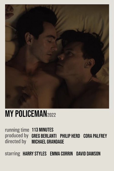 My Policeman Movie Poster, My Policeman Polaroid Poster, Gay Movie Poster, My Policeman Poster, My Policeman Movie, Queer Movies, The Policeman, My Policeman, Prime Movies