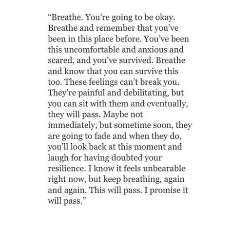 Breathe... You're going to be okay ..* Going To Be Okay Quotes, Be Okay Quotes, You're Going To Be Okay, Okay Quotes, Unique Quotes, Love Truths, Quotes Disney, Be Okay, Bible Verses Quotes Inspirational