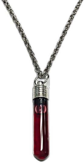 Blood Necklace, Tube Necklace, Diabolik, Diabolik Lovers, Color Rojo, Test Tube, Luxury Fashion, Color