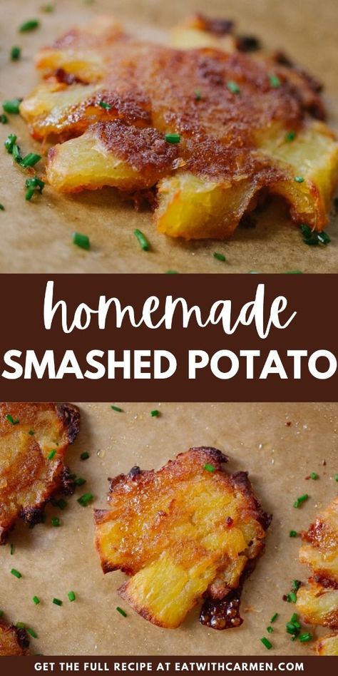 Smashed Sweet Potato (5 ingredients): Simple and delicious smashed sweet potato made with just 5 ingredients for a healthy and tasty side dish. Brown Rice Side Dish Recipes, Enchiladas Keto, Brown Rice Side Dish, Smashed Sweet Potatoes, Sweet Potato Recipes Mashed, Fall Recipes Breakfast, Cozy Fall Recipes, Rice Side Dish Recipes, Crispy Smashed Potatoes