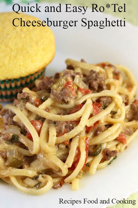 Cheeseburger Spaghetti, Linguine Recipes, Recetas Keto, Spaghetti Recipes, Beef Dinner, Linguine, Beef Dishes, Ground Beef Recipes, Recipes Food