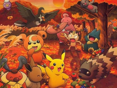 Pokemon TCG Restocks & News on Twitter: "I'm a little late but Happy Fall Everyone! 🍂 #PokemonTCG https://t.co/DPZKYSmuk3" / Twitter Friends Autumn, Baby Pokemon, Pokemon Official, Pokemon 20, Iphone Wallpaper Fall, Thanksgiving Family, Pokemon Pictures, Summer Wallpaper, Pokémon Tcg