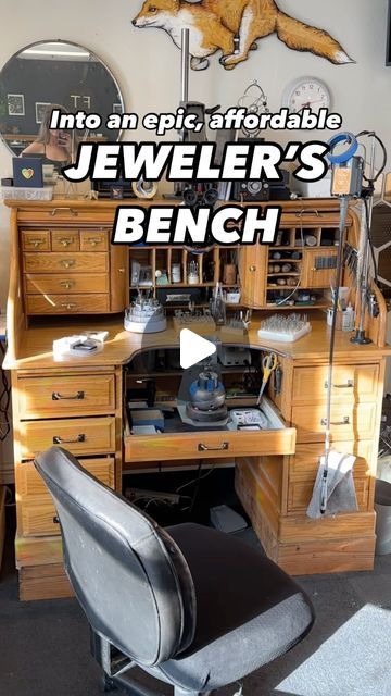 Bench Pin Modifications, Diy Jewelers Bench, Diy Jewellery Bench, Home Jewelry Studio, Jewelry Studio Space, Jewelry Studio Organization, Jewelers Workbench, Jewelry Bench, Jewelers Bench