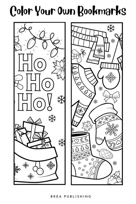 Winter Coloring Bookmarks Free Printable, Free Printable Christmas Bookmarks To Color, Book Mark Coloring Pages, Winter Bookmarks For Kids Free Printable, Christmas Bookmarks Printable Free, Free Printable Christmas Bookmarks, Christmas Bookmarks Diy, Christmas Book Marks, Christmas Bookmarks Printable