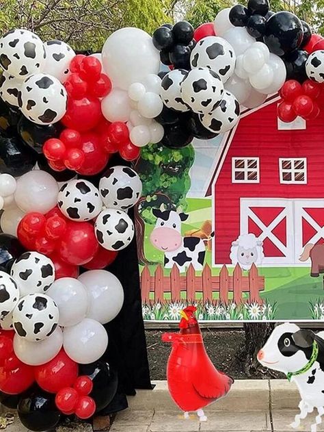 Cowgirl Birthday Party Decorations, Farm Party Decorations, Shoot Backdrop, Farm Theme Birthday, Farm Animal Party, Farm Animals Theme, Farm Baby Shower, Farm Animals Birthday Party, Fest Temaer