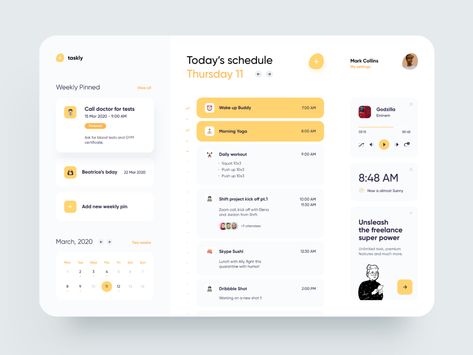 To Do App, 블로그 디자인, Ui Design Dashboard, Master Thesis, 달력 디자인, Scheduling App, Web Design Mobile, Freelance Web Developer, Dashboard Ui