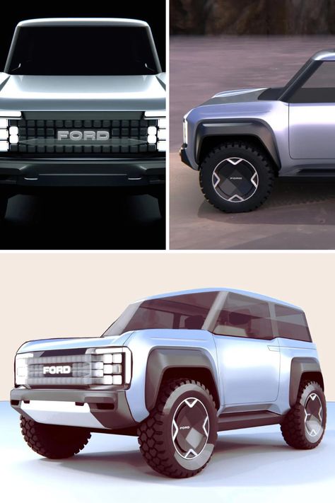 Bronco Concept, Ford Emblem, Flexible Seating, Off Roading, Compact Suv, Modern Elements, Big Car, Suzuki Jimny, Yanko Design