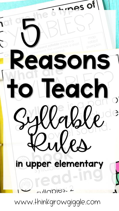 syllable rule posters and ideas upper grades science of reading Types Of Syllables Anchor Chart, Open And Closed Syllables Anchor Chart, Reading 3rd Grade, Syllabication Rules Anchor Charts, Types Of Syllables, 7 Syllable Types Poster, Orton Gillingham Spelling Rules Posters, Syllable Rules, Teaching Cursive