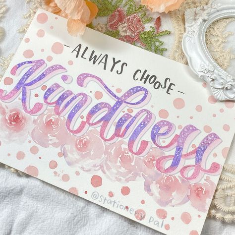 Header Calligraphy Ideas, Calligraphy Painting Ideas, Slogan Design Ideas, Cursive Letters Fancy, Cute Calligraphy, Lettering Styles Alphabet, Hand Lettering Worksheet, Brush Pen Lettering, Creative School Project Ideas