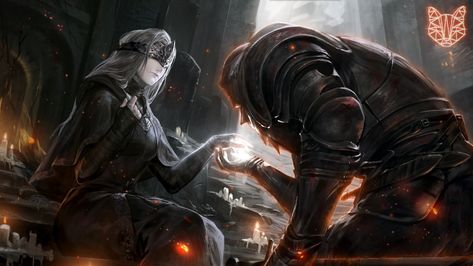 Ashen One, Balduino Iv, Fire Keeper, Dark Souls Wallpaper, Pixiv Fantasia, Dark Souls Artwork, Soul Game, Demon Souls, Dark Souls 3