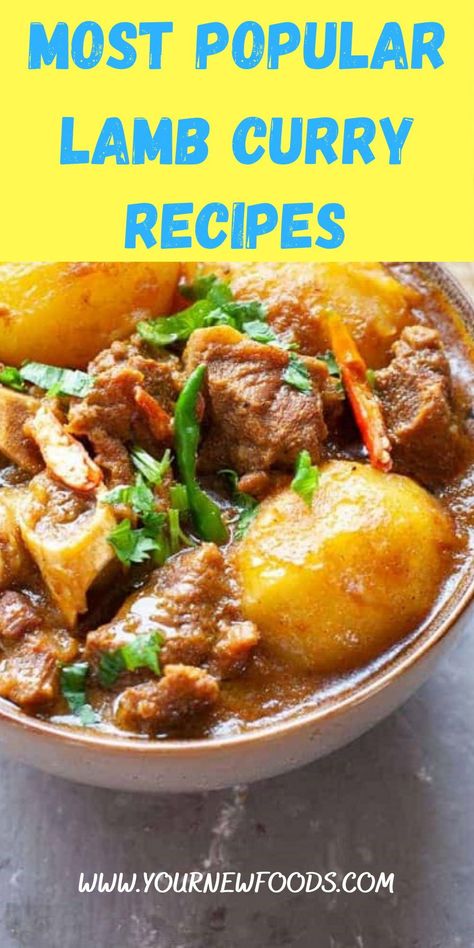 Lamb Curry Recipes – Lamb is a very popular meat in India and is widely used in Indian recipes. Lamb Curry is one of the most famous dishes from Indian cuisine and is made in many different ways. Lamb curries can be made with mild or spicy curries, depending on one’s taste buds.Lamb curry recipes can be made with lamb chops, legs, ribs, and shoulder, etc. The lamb can be simply cooked in a curry sauce or marinated with spices before cooking. Lamb Chop Curry Recipe, Lamb Masala Recipes, Curried Lamb Chops, Lamb Bhuna Recipe, Curry Lamb Stew Recipes, Lamb Curry Recipes Indian, Curry Lamb Chops Recipe, Curry Lamb Recipes, Curry Lamb Chops