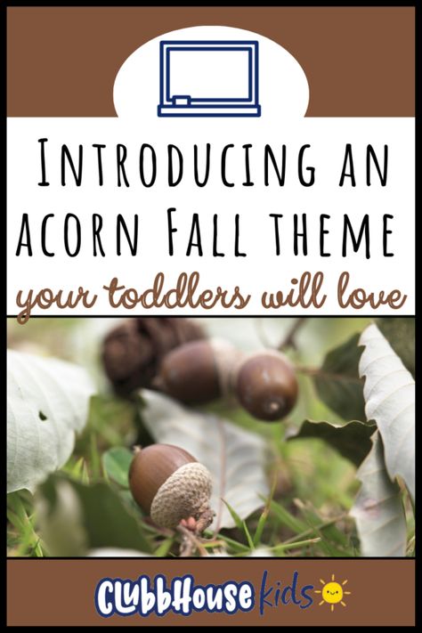 Everything you need for a toddler's acorn theme! This is one of my favorite themes for teaching toddlers in the fall. There are hands-on acorn learning activities, acorn crafts, and many more ways to learn with acorns this autumn! Acorn Activities, Fall Activities For Toddlers, Fall Lesson Plans, Prek Ideas, Preschool Stem, Theme Preschool, Fall Preschool Activities, Acorn Crafts, Fun Fall Activities