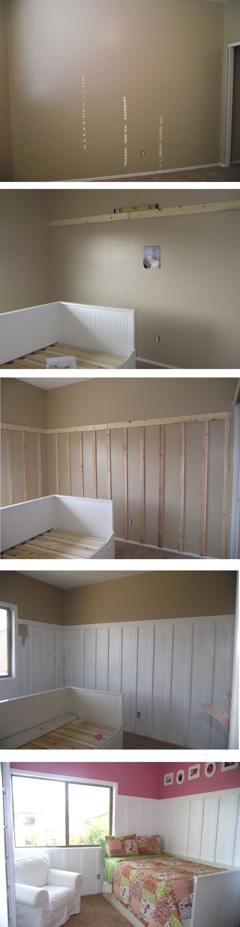 Diy Paneling, Ektorp Chair, Hemnes Daybed, Behr Premium Plus, Room Accent Wall, Creative Furniture, Plus Ultra, House Projects