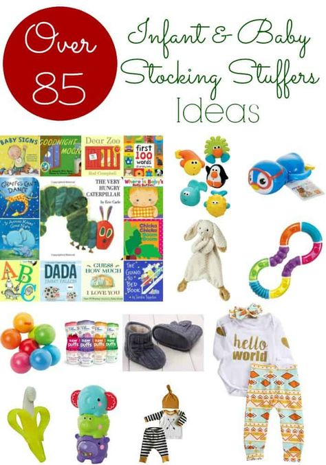 Baby Stocking Stuffers, Cheap Stocking Stuffers, Gift Ideas For Boys, Stocking Stuffers For Baby, Baby's First Christmas Gifts, Diy Stocking Stuffers, Baby Stocking, Diy Stockings, Baby Gift Ideas