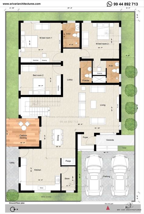 40x60 House Plans, L Shaped House Plans, 20x30 House Plans, Square House Plans, L Shaped House, 2bhk House Plan, 3d Floor Plans, Indian House Plans, 3d Floor Plan