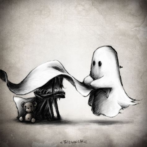 Ghost together Let's hide from all the spooky stuff, I think we're both spooky enough. Put a blanket on my head and let's pretend that we are dead. A place where we can ghost together, That's all we need - now and forever. Ghosthug to my ghost bud . . . . #fredwardfall #ghosthug #ghost #together #digitalart #darkart Blanket Ghost, Ghost Artwork, Fred Ward, Ghost Hug, My Ghost, Ghost Drawing, Sheet Ghost, Spooky Stuff, Let's Pretend