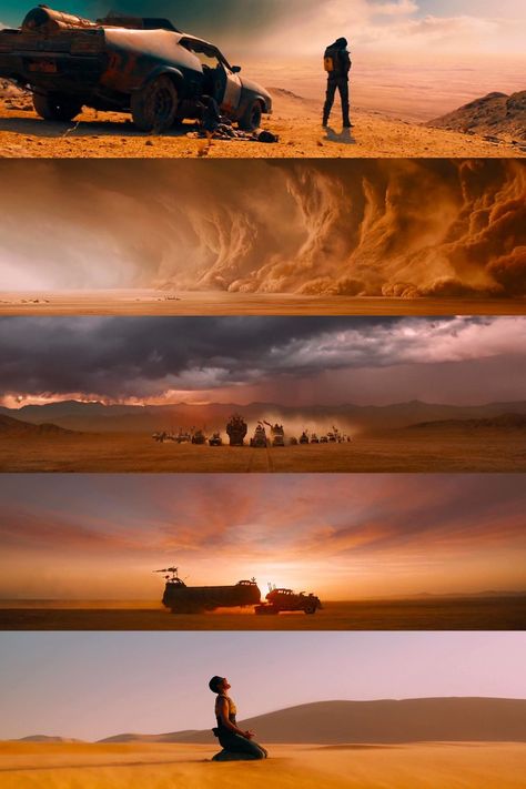 Mad Max Fury Road Cinematography, Mad Max Cinematography, Madmax Fury Road, The Road Movie, Mad Max Film, Film Composition, Mad Max Movie, Cinematography Composition, Color In Film