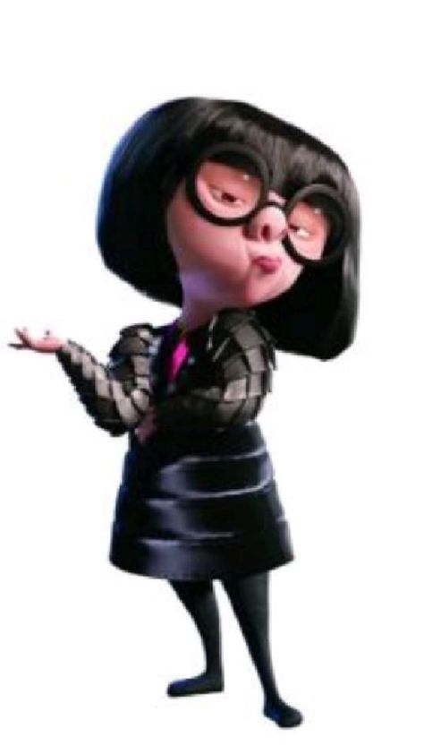 Edna E Mode, The Incredibles 2004, Sewing Humor, Sewing Quotes, Edna Mode, A Cartoon Character, Disney Infinity, Pixar Movies, Short Black Hairstyles