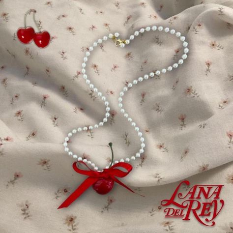 Coquette cherry velvet pearl necklace 🍒💋Lana del Rey... - Depop Coquette Cherry, Cherry Necklace, Handmade With Love, Lana Del Rey, Women's Jewelry, With Love, Pearl Necklace, Fashion Inspo, Cherry